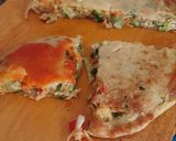 Foto langkah ke 7 dari resep Martabak Telur Isi Sayuran Pedas.