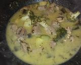 A picture of step 7 of Pork in Coriander Sauce.