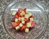 Foto del paso 2 de la receta: Fettuccini tinta de calamar con caprese