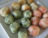 A picture of step 7 of Tricolor Potato Balls For Cherry Blossom Viewing.