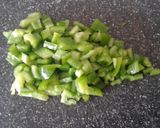 A picture of step 3 of Rabbit Paella.