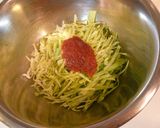 A picture of step 3 of Pork Wraps with Umeboshi and Cabbage.
