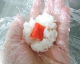 A picture of step 12 of Hina Matsuri Sushi Hina Dolls and Temari Sushi.