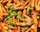 Hình bước làm 1 của món Chân Gà Xốt Tiêu Đen