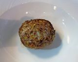 A picture of step 6 of Chinese Cabbage Hamburger Steaks in Thick Japanese Ume Plum Sauce.