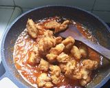 Foto langkah ke 9 dari resep Ayam Popcorn Saus Asam Manis.