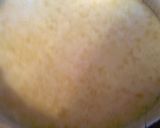 A picture of step 4 of sunshine's moms pineapple chess pie.