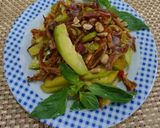 Hình bước làm 6 của món Gỏi khô mực trộn cóc
