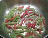 A picture of step 2 of Pasta with olive tapenade.