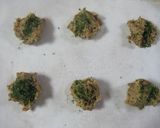 A picture of step 3 of Macrobiotic Baked Rice Bran & Natto Dumplings.