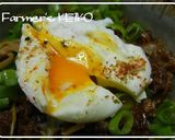 A picture of step 8 of Beef, Egg, and Onion Rice Bowl.