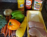 Foto del paso 1 de la receta: Pechuga de pollo en salsa BBQ, sobre arroz blanco