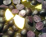 Purple potatoes and pea recipe step 1 photo