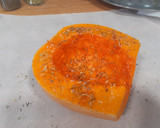 Foto del paso 3 de la receta: Calabaza al horno rellena quinoa y lentejas