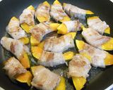 A picture of step 6 of Kabocha Squash & Pork Belly Meat Rolls.