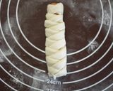 A picture of step 12 of Sausage Bread Using a Bread Machine.