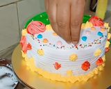 कलरफुल कीवी फ्लेवर केक (colourful kiwi flavour cake recipe in Hindi) रेसिपी चरण 37 फोटो