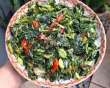 Foto langkah ke 6 dari resep Tumis Daun Pepaya.