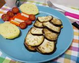 Foto del paso 1 de la receta Cinta de berenjena con pavo y patata cocida