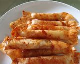 Foto langkah ke 7 dari resep Caramel banana roll (aka Pisang aroma).
