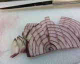 A picture of step 5 of How to: Cutting an onion.