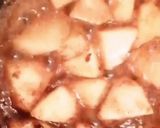 Une image de l'étape 7 de Crumble chocolat pomme raisin.