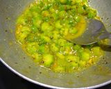 A picture of step 3 of Kathiyawadi Thali.