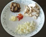 青醬雙菇義大利麵的食譜步驟1照片
