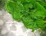 A picture of step 1 of Garlic Palak Pulao From Left Over Rice.