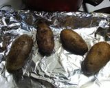A picture of step 1 of Mel's New York Twice Baked Potatoes.