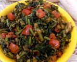 A picture of step 5 of Radish Leaves Saag.