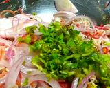 Gambar langkah 8 resipi Salad Telur Asin Thai.