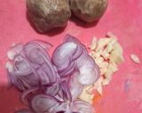 Foto langkah ke 1 dari resep Tumis Sawi Putih Bakso.