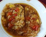 Foto langkah ke 5 dari resep Telor Ceplok Bumbu Kecap.
