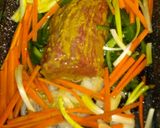 Foto del paso 2 de la receta: Peceto con mostaza y verduritas al horno