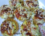 Corn capsicum cheese tarts recipe step 5 photo