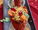 A picture of step 5 of Dabeli Cones.
