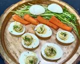 A picture of step 3 of Deviled eggs.