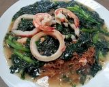 รูปขั้นตอนการทำที่ 8 ของ ราดหน้าผักไชยา