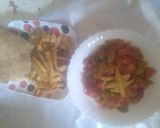 صورة لخطوة 5 من وصفة شكشوكة طماطم وبصل وفلفل بزاف بنينة 🥘🍲😋