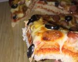 صورة لخطوة 4 من وصفة بيتزا سريعه 🍕♥️