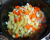 Foto del paso 6 de la receta: Sopa crema de verduras y hortalizas al curry amarillo hindú