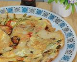 Gambar langkah 4 resipi Pajeon Cendawan.