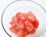Foto langkah ke 1 dari resep Watermelon Punch / Subak Hwachae, buat yg butuh asupan seger.