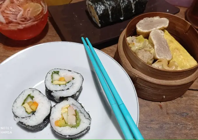 Langkah-langkah untuk membuat Cara membuat Sushi rumahan