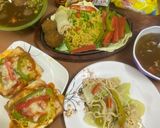 A picture of step 18 of Sunday Maggi Dhamaka Lunch #Maggipizza #Maggisizzler #MaggicabbageRolls #MaggiManchurian #MaggiSoup.