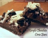 A picture of step 15 of ~ Triple Chocolate Oreo Bars ~.