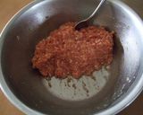 A picture of step 1 of Fluffy Meatball in a Great Sweet and Sour Sauce.