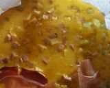 A picture of step 5 of Oven omelette with potatoes,cheese,ham and salami!.