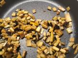 Macarrones con salchicha/longaniza y berenjenas